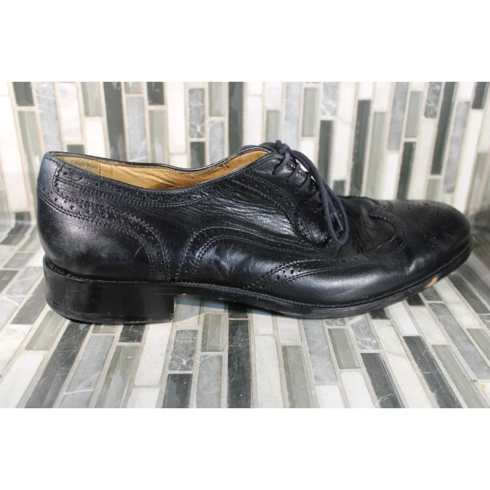 Truman Vero‎ Cuoio Black Dress Shoes Size 9.5